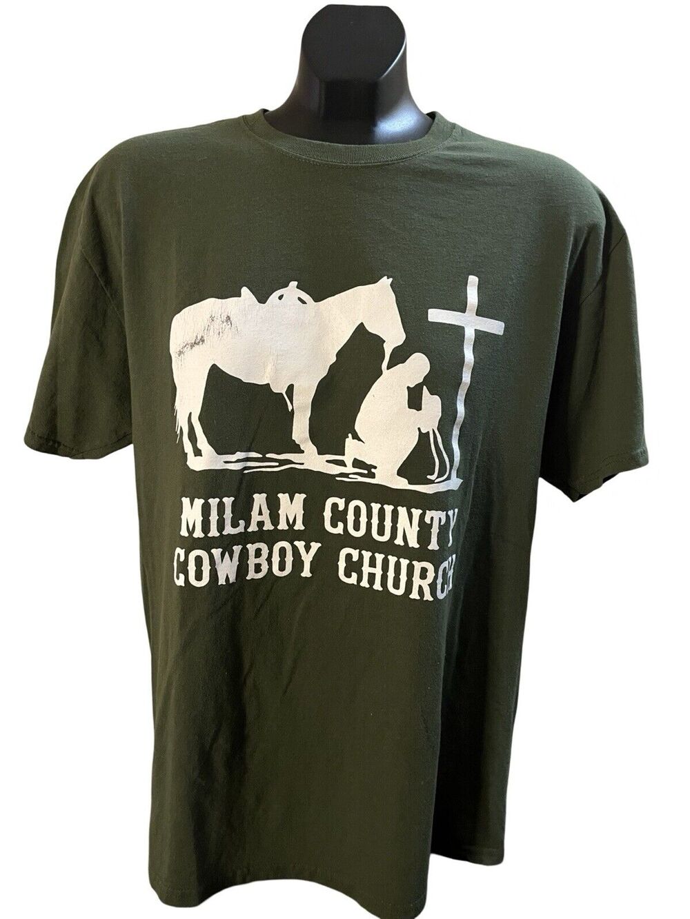 Milam County Cowboy Church T-Shirt – Size Large